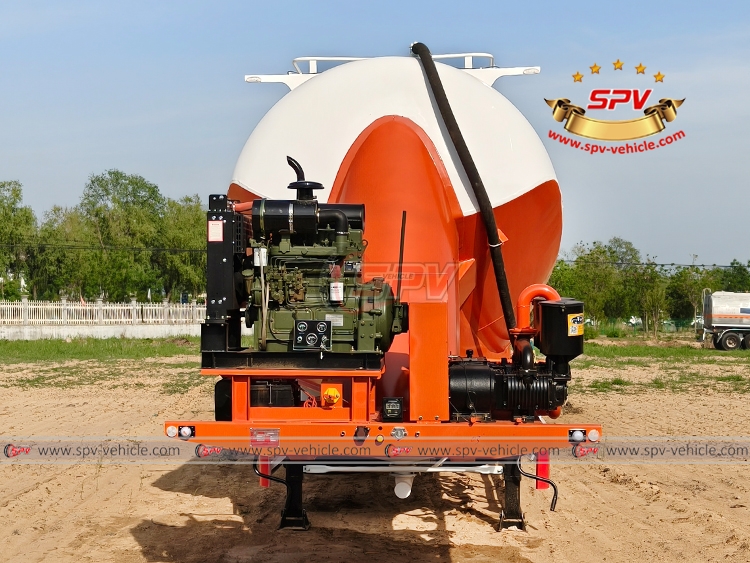 48 CBM Flour Semitrailer Tank - Front Side